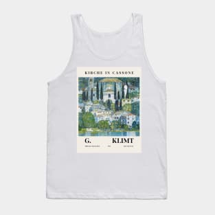 Gustav Klimt Kirche In Cassone Painting Exhibition Tank Top